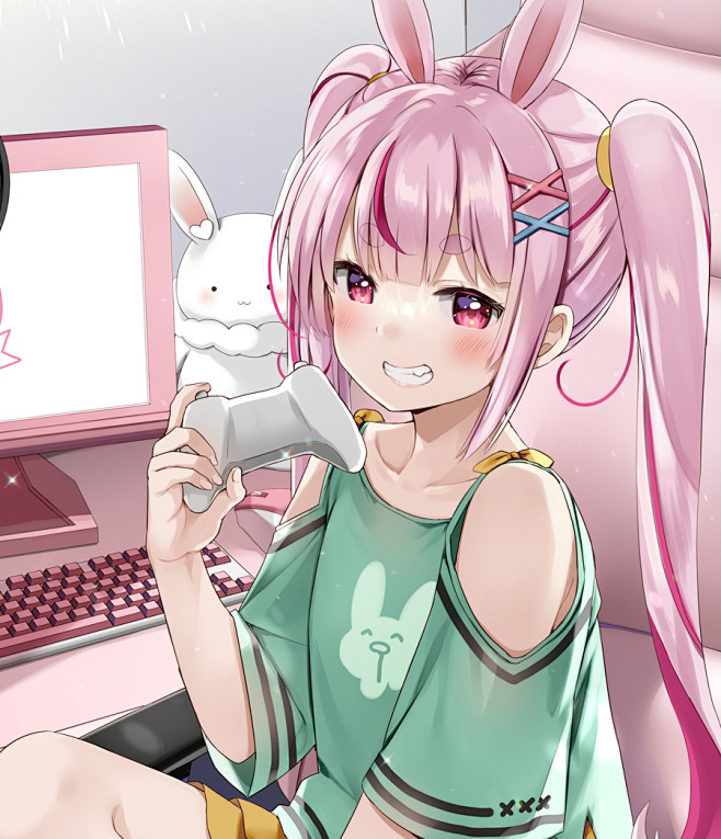 __tomari_mari_indie_virtual_youtuber_drawn_by_natsume_eri ...