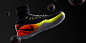 Nike Hyperdunk : This Nike basketball shoe was created for players who want to master the aereal game, delivering a trampoline-like bounce for pure propulsion. We were requested to create a series of animated GIFs for social media showcasing the essence a