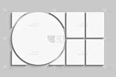 模板拼贴五帧，图像、照片