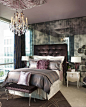 Urban Glam Guest Bedroom - contemporary - Bedroom - Dallas - RSVP Design Services