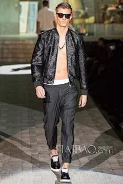 波普艺术狂欢的激情节奏！D二次方 (DSquared2) 2015春夏男装秀，海报时尚网带你亲临2015春夏米兰男装周_第8页_DSquared2