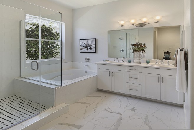 American modern bath...