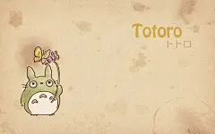 Totoro（龙猫）手绘简约版(壁纸7)