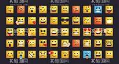 表情  - 源文件下载【酷图网】卡通表情,卡通表情包,表情包,笑脸表情,emoji表情,黄色笑脸表情,卡通笑脸,可爱表情