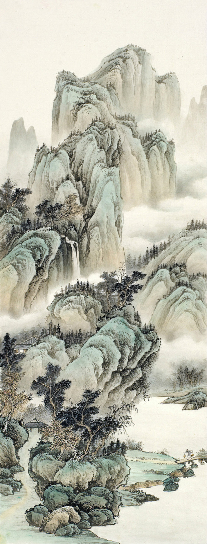 刘广中国山水绘画艺术作品（二） : 刘广...