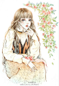 手绘插画小清新