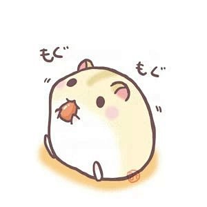 卡通仓鼠的情侣头像图片