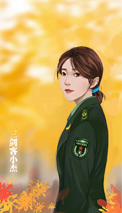 我爱喝奈奈采集到军人军嫂(军旅)漫画