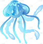 自然美,水母,海洋,蓝色,果冻,触须,海洋生命,野生动物,游泳,行动