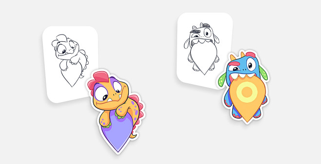 Monster Pin : Charac...