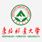 东北林业大学logo