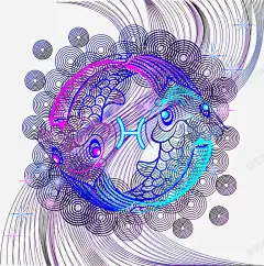 星座素材@柠檬de味道收集_花瓣 双鱼座插画矢量图高清素材 卡通双鱼座 双鱼座 星座 矢量双鱼座 矢量图 元素 免抠png 设计图片 免费￿736947971.jpg