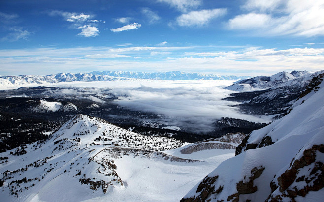 雪山风景44896_冬雪系列_风景风光类...