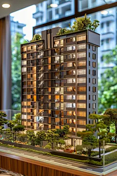 房地产开发小区楼盘沙盘房屋模型