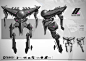 Alcubierre Consortium Exoframe, Su Wang : More reworked mechs from school project