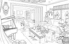 准备过年的一家实体预科班的同学们经过一个月的艰苦训练！从数位板都不会用的小白，到最后能独立完成一张大作业。多次修改达到想要的效果，通过一个月学习收获了结构和透视，线稿空间层次的感悟，对线稿的理解和掌控更强啦~希望后面再接再厉，不断变得更好！