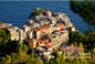 意大利五渔村的斑斓风景