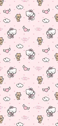 凯蒂猫壁纸背景图 - 小红书