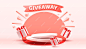 Giveaway podium shop mega discount special promo frame vector illustration