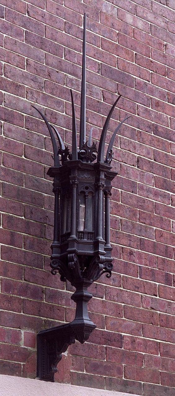 Iron lamp at the Bat...