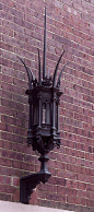Iron lamp at the Battersby-Hartridge-Anderson house at 119 E. Charlton St. Photo by Steve Bisson.: 