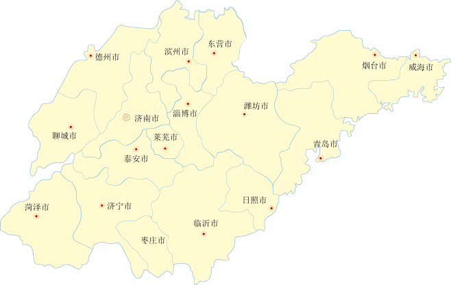 山东省 矢量地图 地图 其他元素免抠png图片壁纸