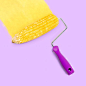 INSPIRATION 10 / PAUL FUENTES  #purple #yellow #corn