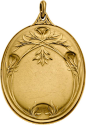 Art Nouveau Diamond, Gold Pendant-Locket, Boucheron Paris, 1902@北坤人素材
