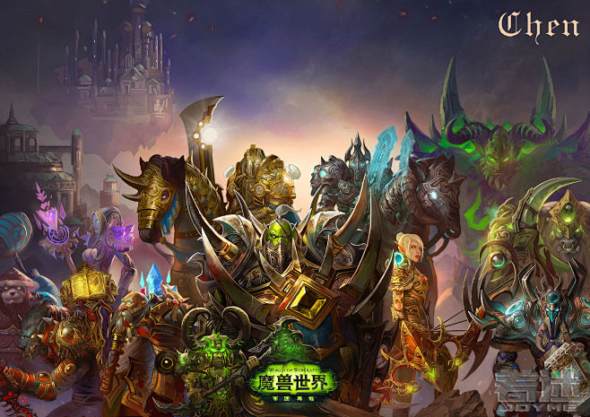 《魔兽世界》11周年美术大赛作品精选_业...