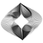 82款科幻工业3D立体金属酸性镀铬抽象几何图形元素PNG设计素材