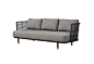 Sense 3 Seater sofa by Cane-line