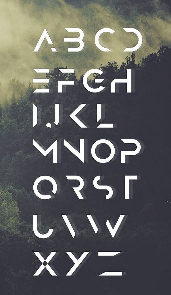 Anurati Font Letters