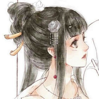 手绘古风女生唯美头像精选