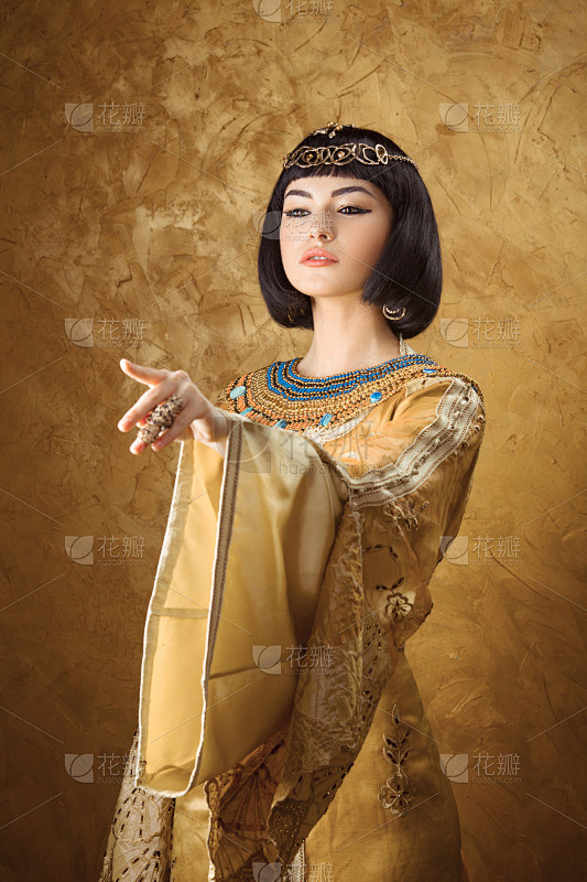 女人,克丽奥佩特拉,背面视角,黄金,埃及...