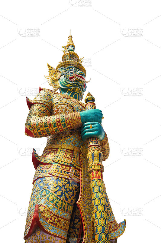 巨大的,雕像,魔王罗波那,垂直画幅,建筑,无人,宫殿,泰国,雕塑,亚洲