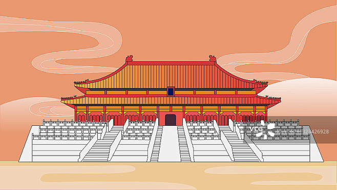 北京太和殿建筑图片素材