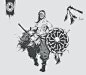 Viking puppet Warrior