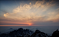 General 2500x1563 nature photography landscape sunset mountains clouds horizon mist summit