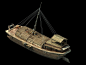 船木船古代渔船商船小舟