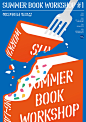 Summer Book Workshop #1 - 그래픽 디자인, 일러스트레이션 : 성균관대학교에서 진행한 첫번째 여름방학 북워크샵 포스터입니다.