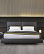 Dream Bed with Panels by Marcel Wanders | Poliform