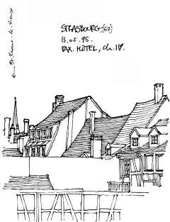 国外大师建筑手绘 素描 速写 绘画 (485)