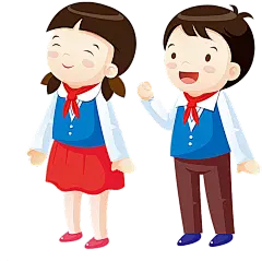 少先队卡通手绘红领巾儿童小学生海报背景图图片素材_模板下载(12.62MB)_其他大全