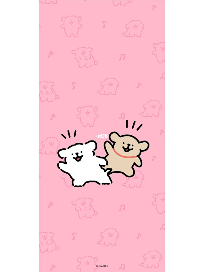 线条小狗的壁纸时间！ ✨✧*小狗的手机壁...