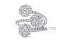 永恒印记 (Forevermark) 2014 JCK拉斯维加斯珠宝展参展系列珠宝
花朵造型钻石组戒