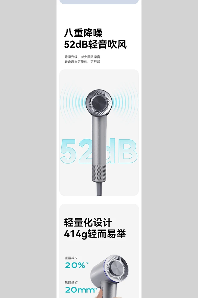 ROAMAN罗曼 丨 高速电吹风详情页案...