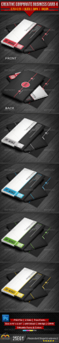 Creative Corporate Business Card 4 - Business Cards Print Templates