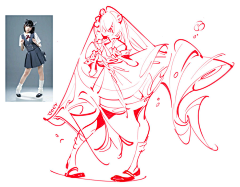 A蟠桃采集到速写