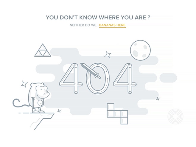 404 Page Inspiration...