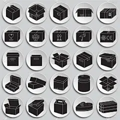 插画,计算机图标,背景聚焦,盒子,盘子,动机,商务,纸盒,环境,联系